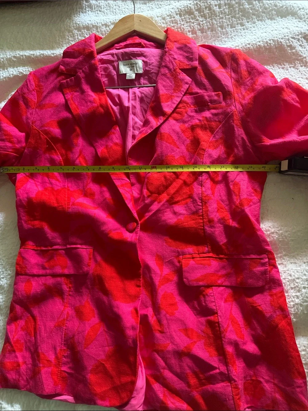kate spade for Target Pink and Red Floral Blazer